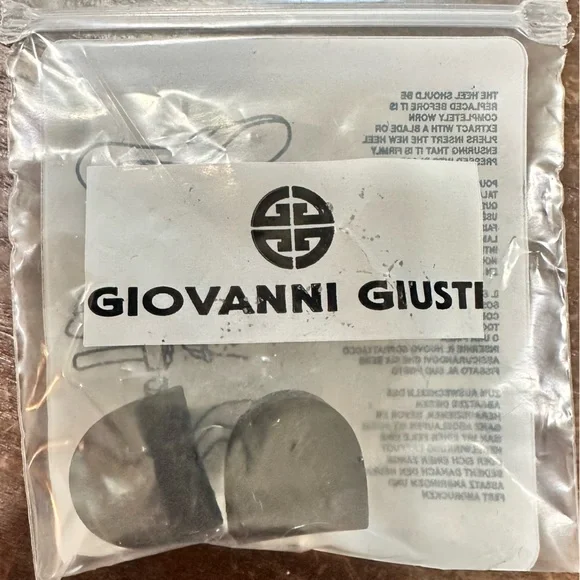 Giovanni Giusti Monita Italian 🇮🇹 Leather Heels Size 7.5 - Picture 15 of 16